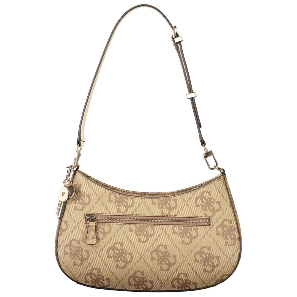 Guess Jeans Beige Polyethylene Women Handbag - Noelle II