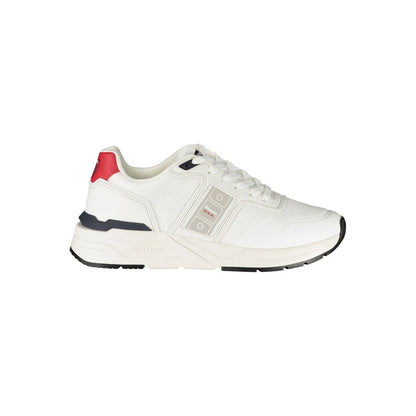 Blauer White Polyester Men Sneaker - Casual Elegance Redefined