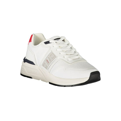 Blauer White Polyester Men Sneaker - Casual Elegance Redefined