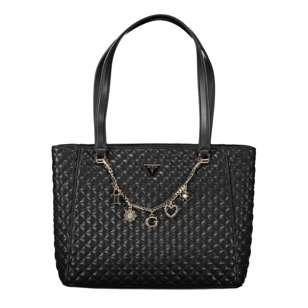 Guess Jeans Black Polyethylene Everlee Bag