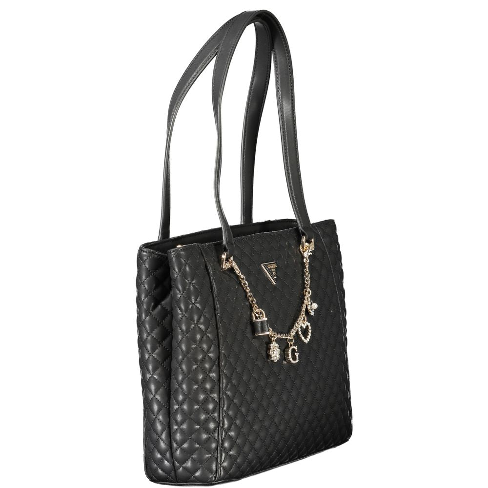 Guess Jeans Black Polyethylene Everlee Bag