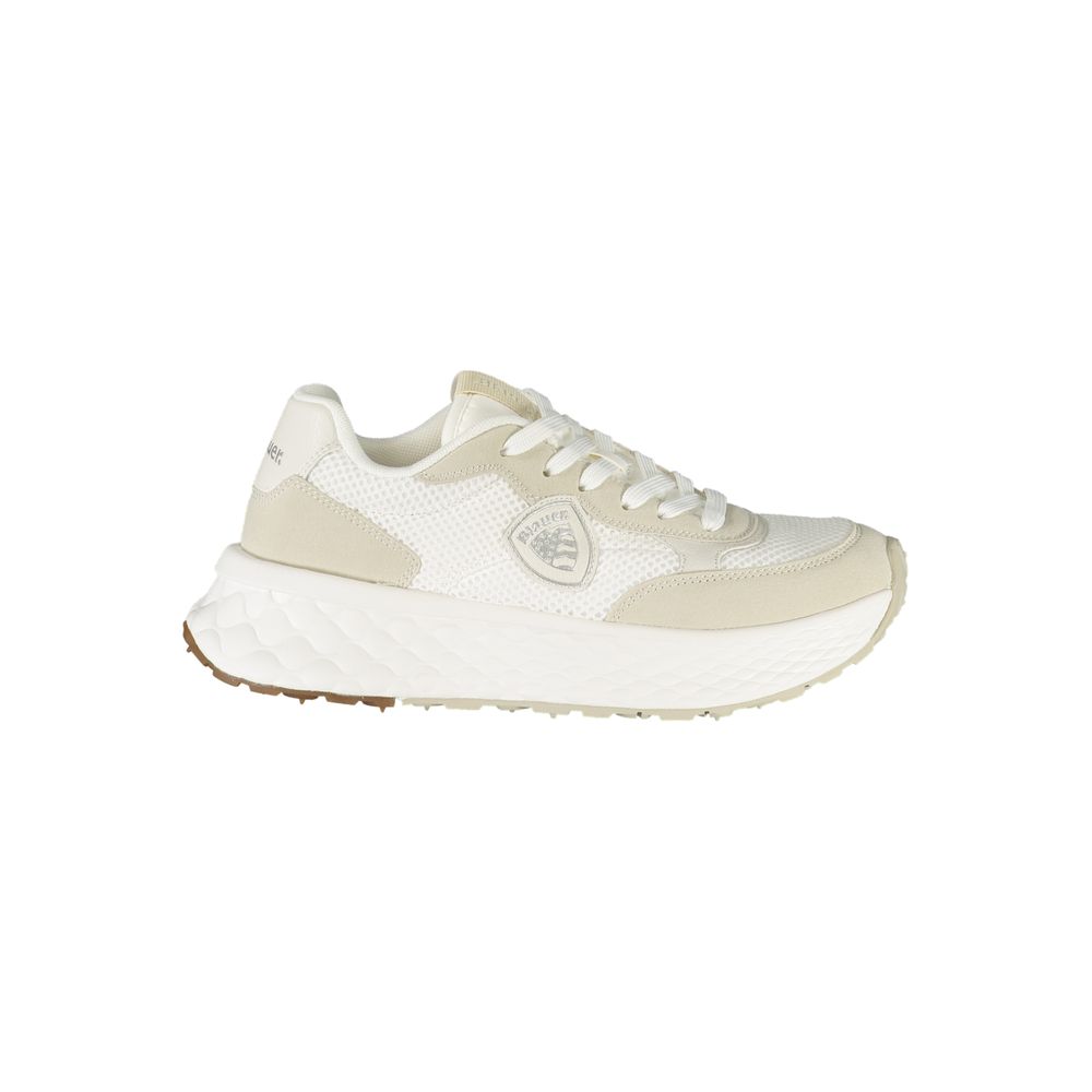 BLAUER Bianco Polyurethane Women Sneaker