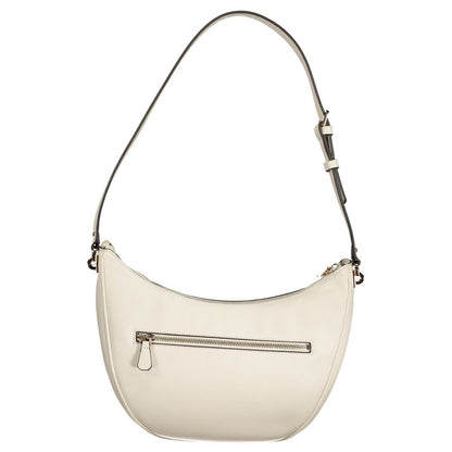 Guess Jeans White Polyethylene Calebria Handbag