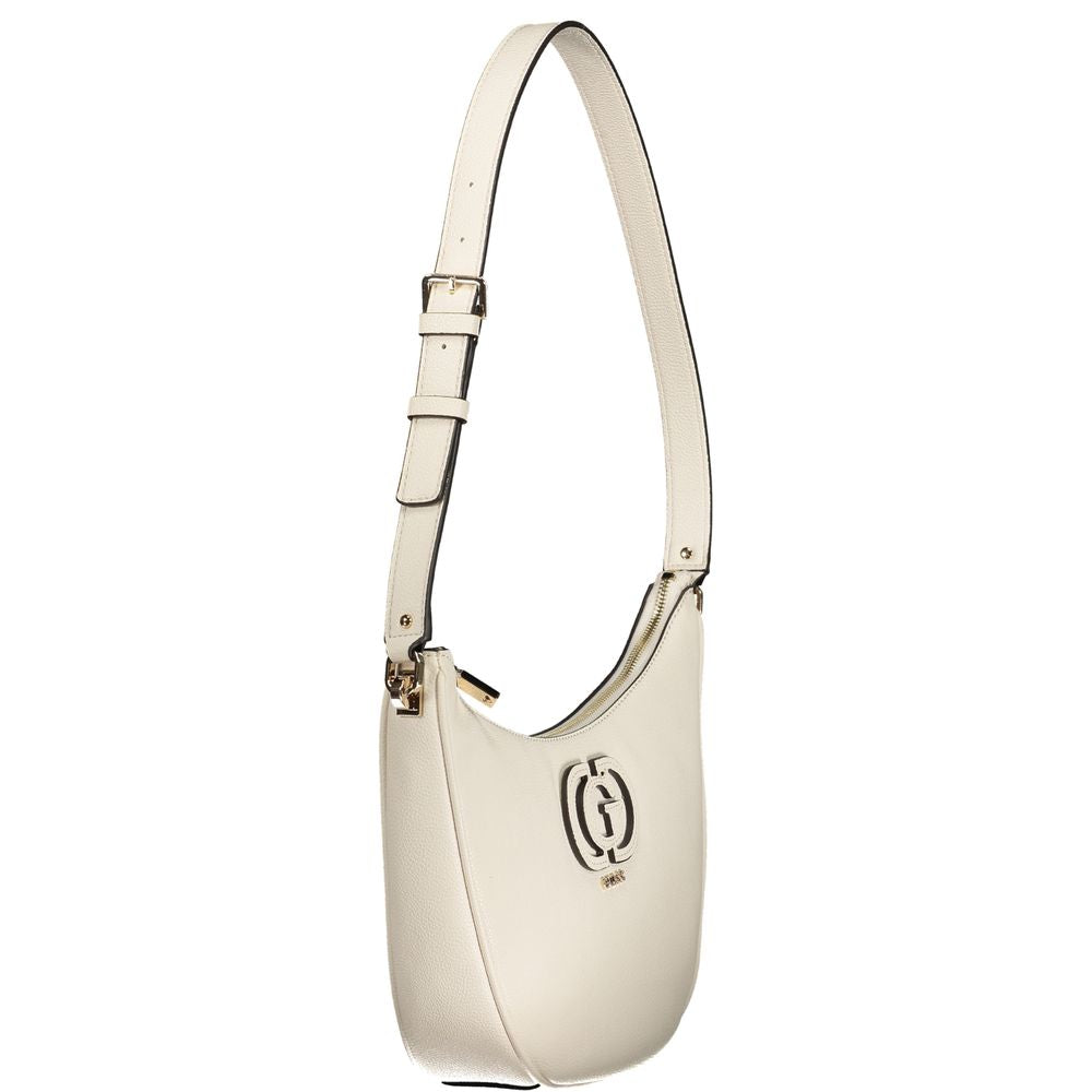 Guess Jeans White Polyethylene Calebria Handbag