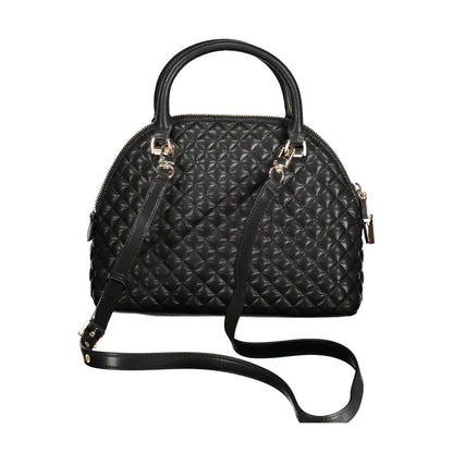 Guess Jeans Black Everlee Handbag – Faux Leather, Elegant Design