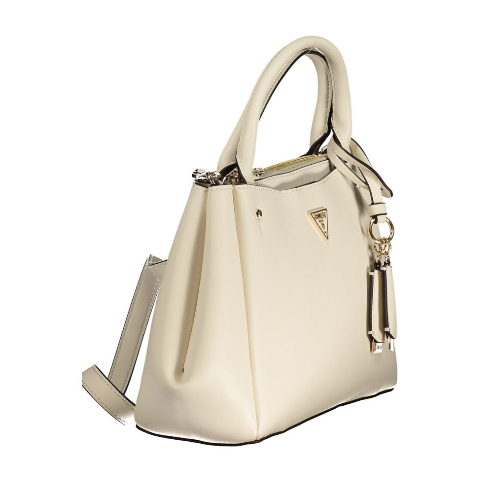 Guess Jeans White Polyethylene Talent Bag