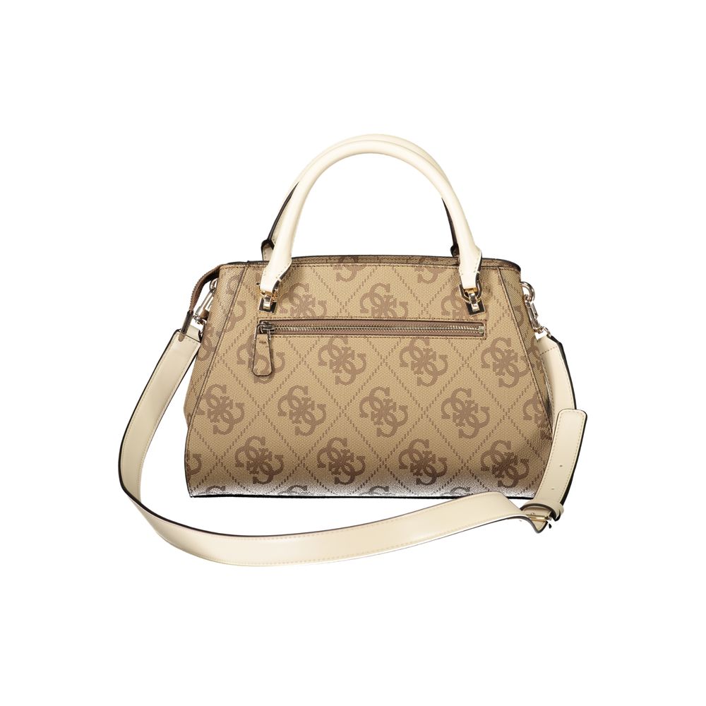 Guess Jeans Beige Polyethylene Noelle II Handbag