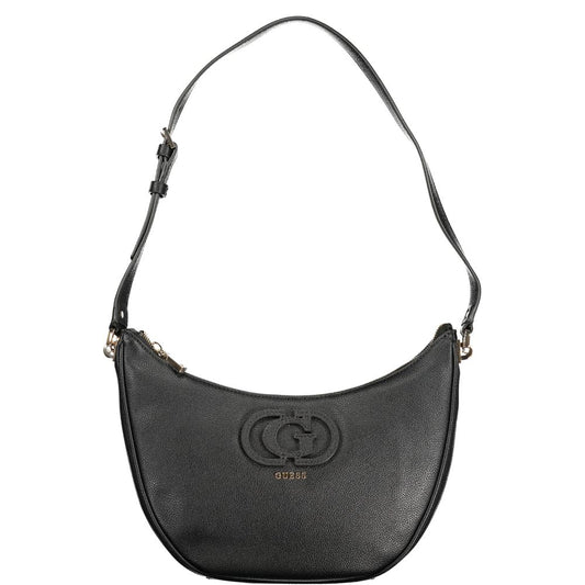 Guess Jeans Black Faux Leather Calebra Handbag
