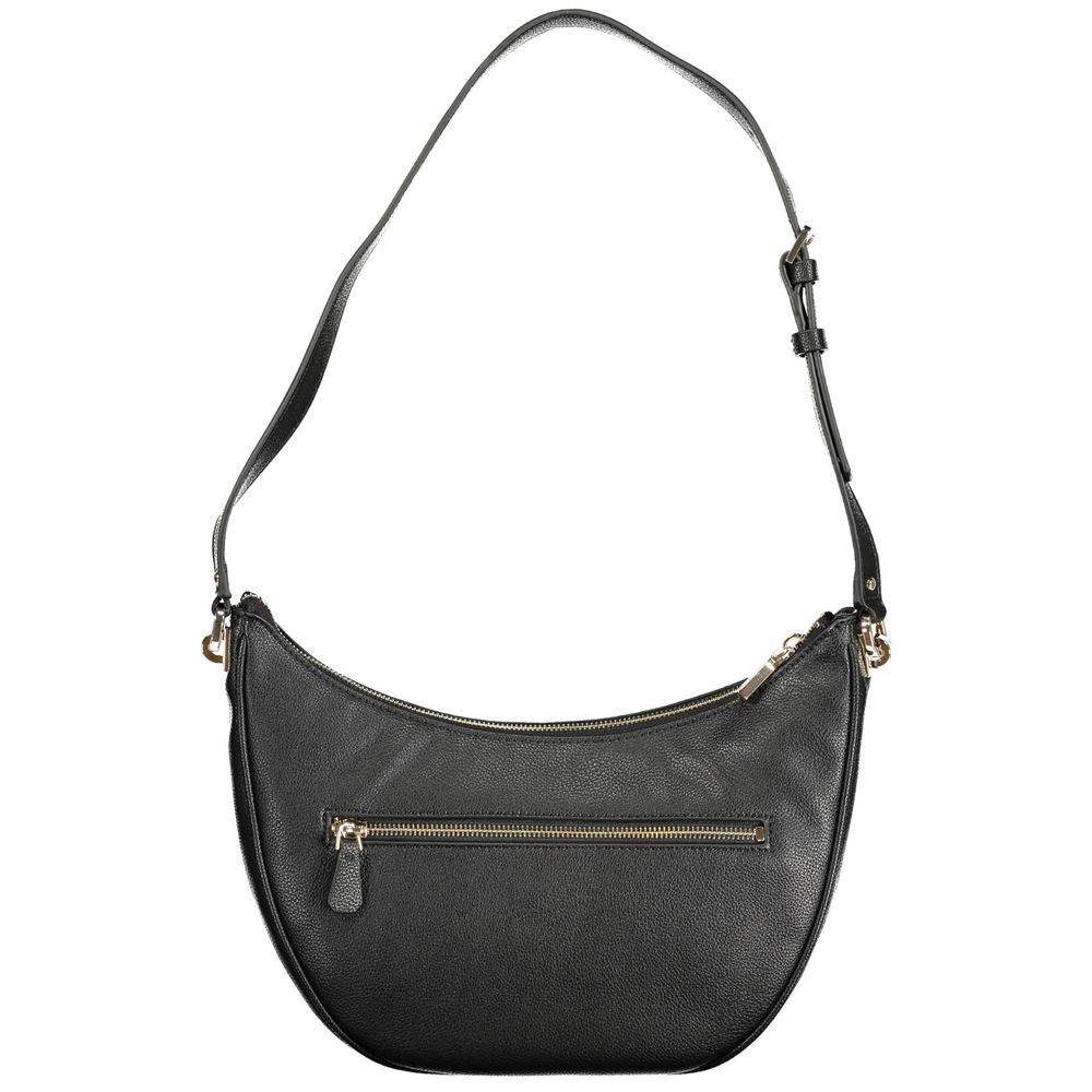 Guess Jeans Black Faux Leather Calebra Handbag