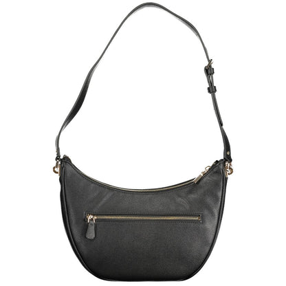 Guess Jeans Black Faux Leather Calebra Handbag