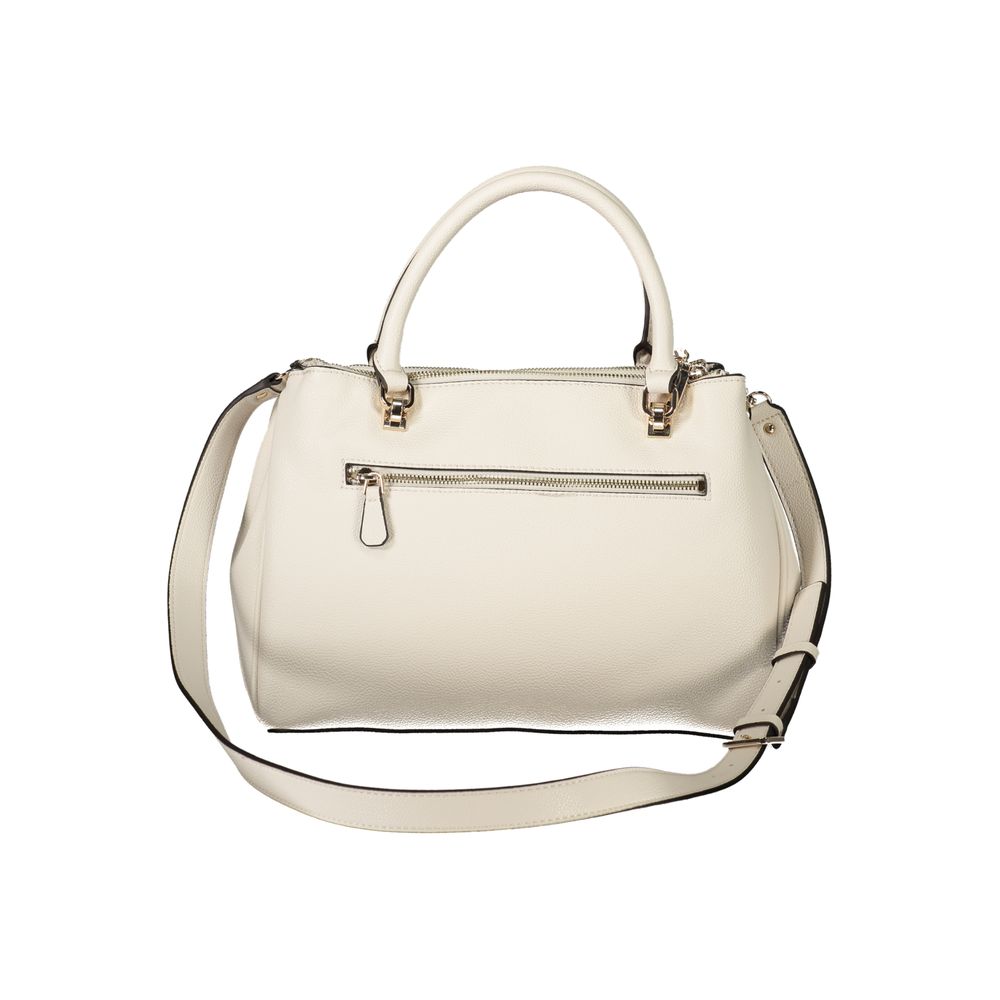 Guess Jeans White Polyethylene Calebra Handbag