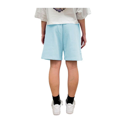 Comme Des Fuckdown Blue Cotton Fleece Shorts