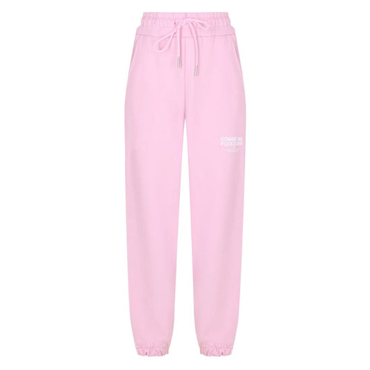 Comme Des Fuckdown Pink Cotton Sweatpants