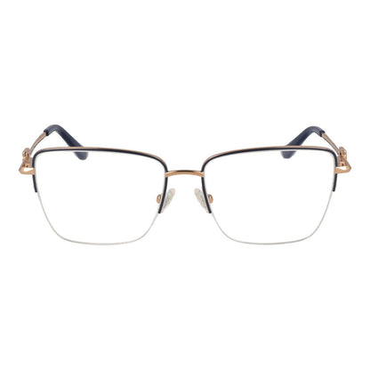 Guess Gray Women Optical Frames - Stylish Grey Half-Rim Glasses