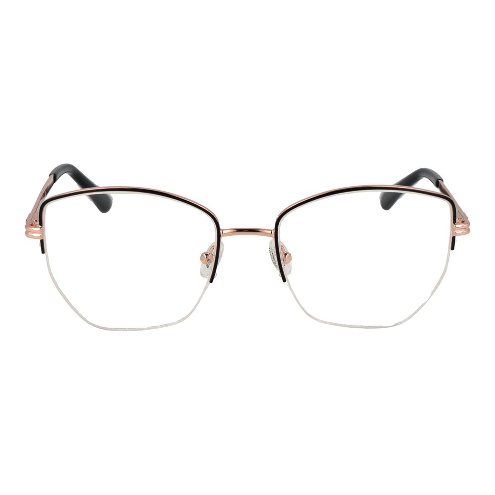 Guess Women’s Optical Glasses – Black Half-Rim Square Frame, 53mm
