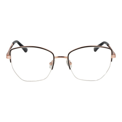 Guess Women’s Optical Glasses – Black Half-Rim Square Frame, 53mm