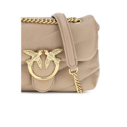 PINKO Love Baby Shoulder Bag - Chic Elegance in Calfskin