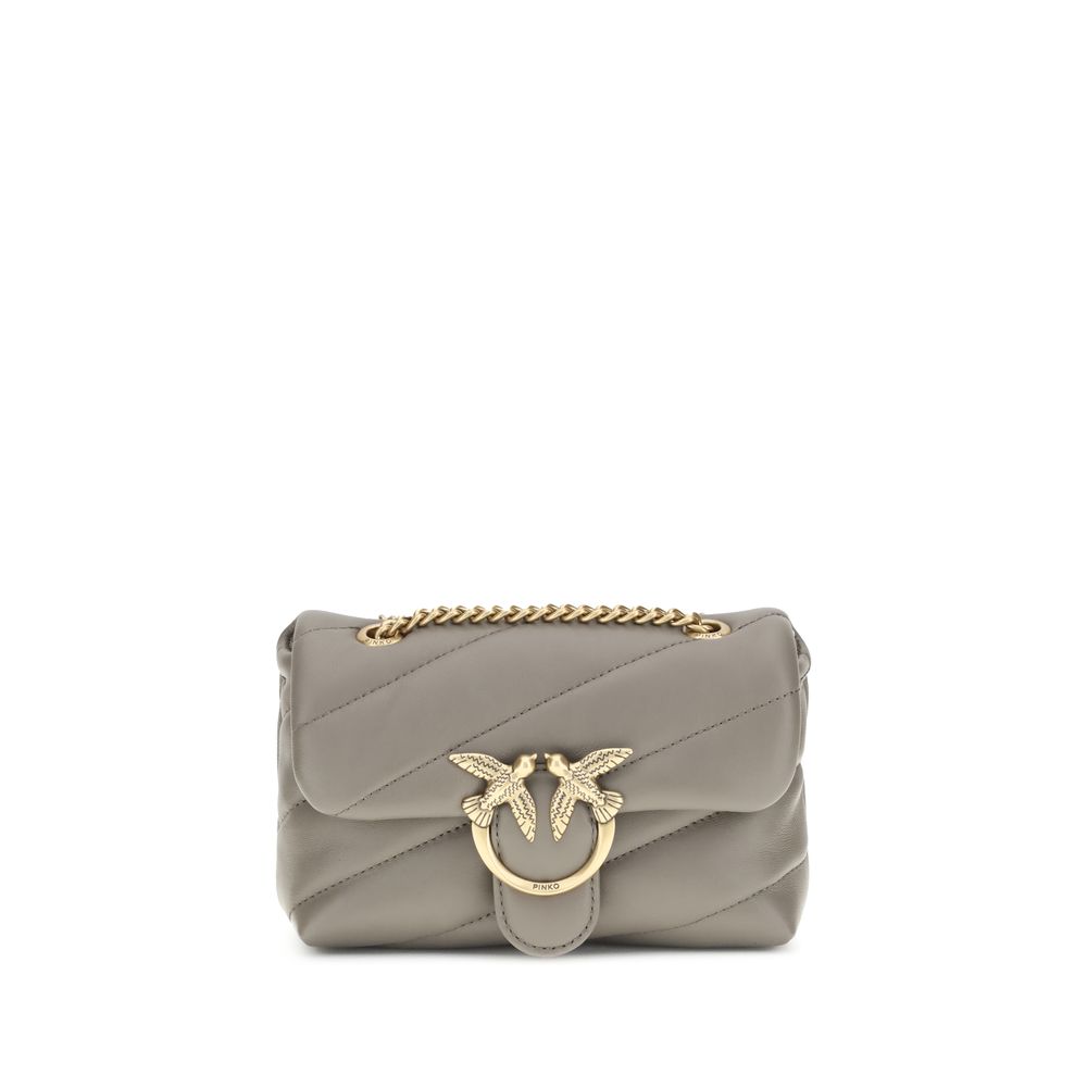 PINKO Love Baby Shoulder Bag – Luxe Calfskin Elegance