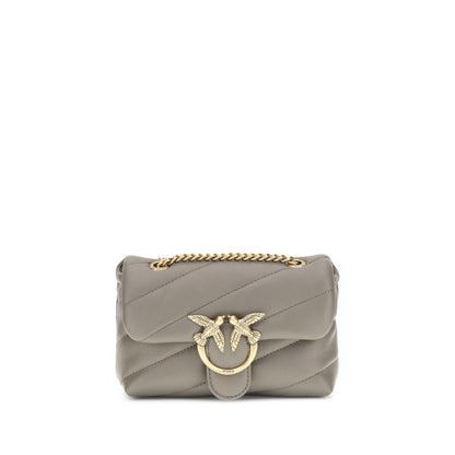 PINKO Love Baby Shoulder Bag – Luxe Calfskin Elegance