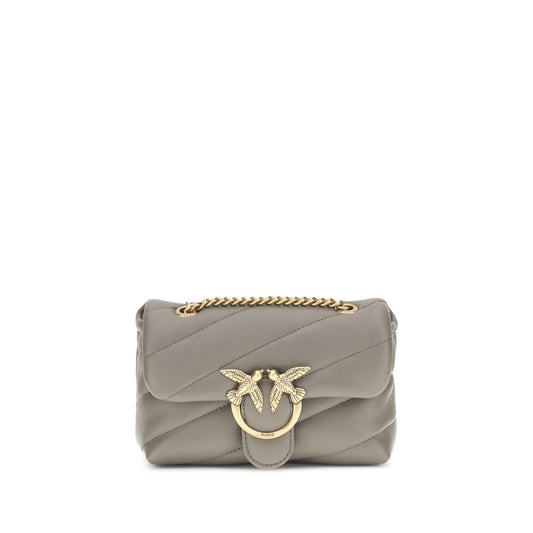 PINKO Love Baby Shoulder Bag – Luxe Calfskin Elegance