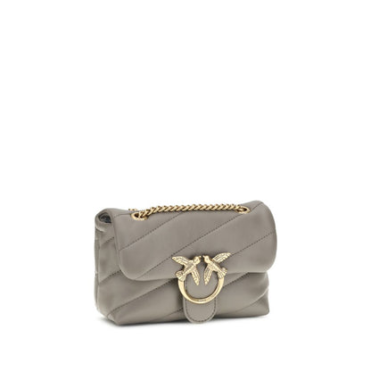 PINKO Love Baby Shoulder Bag – Luxe Calfskin Elegance