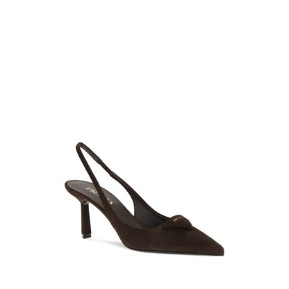 Prada Suede Slingback Pumps: Refined Elegance