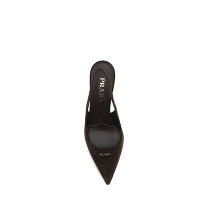 Prada Suede Slingback Pumps: Refined Elegance