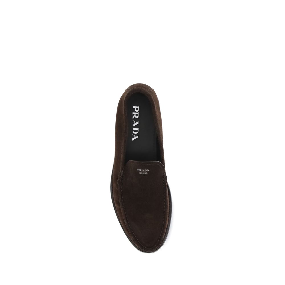 Prada Suede Loafers - Redefining Classic Elegance