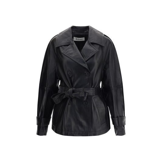 Rohe Double-breasted Leather Jacket