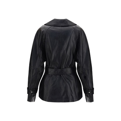 Rohe Double-breasted Leather Jacket