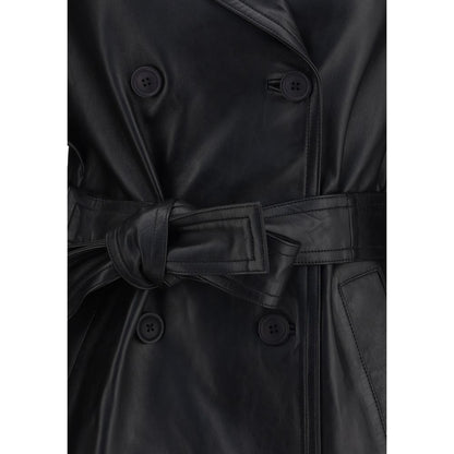 Rohe Double-breasted Leather Jacket