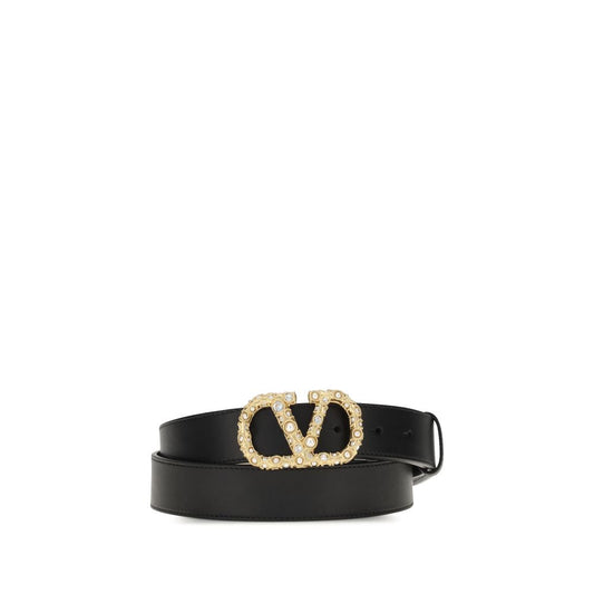 Valentino Garavani VLogo Leather Belt