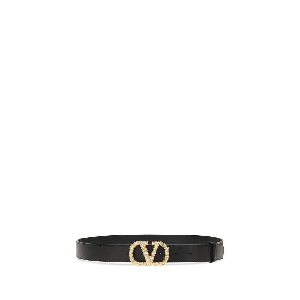 Valentino Garavani VLogo Leather Belt