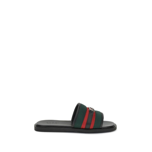 Gucci GG Motif Slider Sandals - Iconic Comfort Redefined