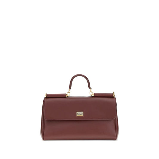 Dolce & Gabbana My Sicily Leather Handbag