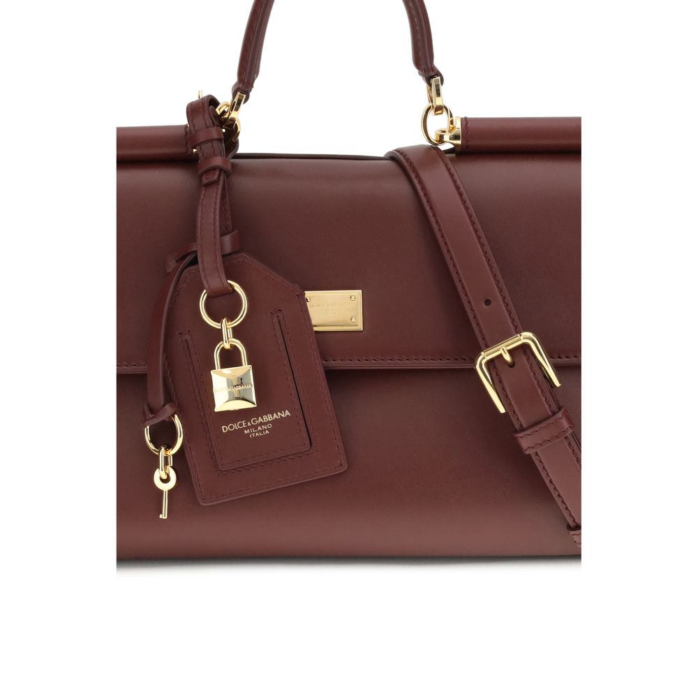 Dolce & Gabbana My Sicily Leather Handbag