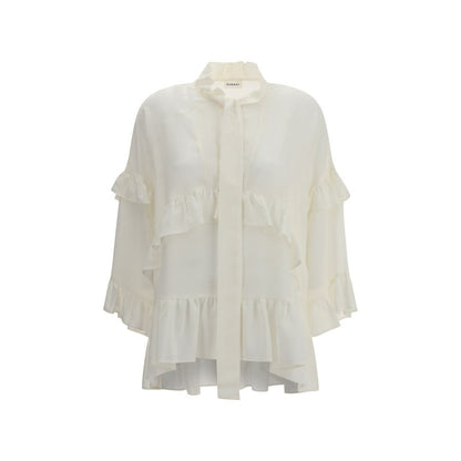 P.A.R.O.S.H. Silk Ruffle Blouse