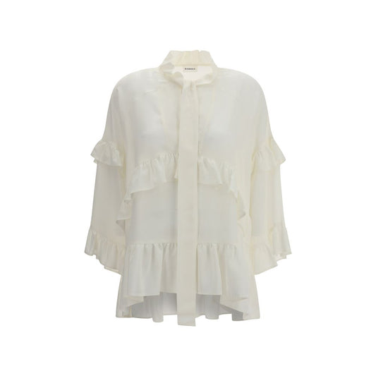 P.A.R.O.S.H. Silk Ruffle Blouse