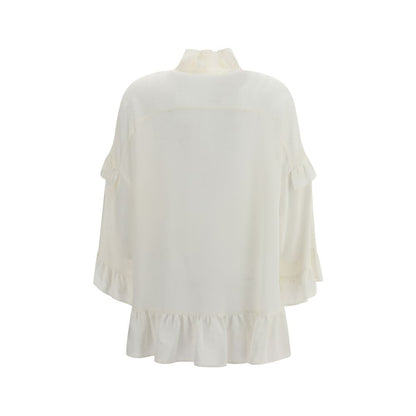 P.A.R.O.S.H. Silk Ruffle Blouse
