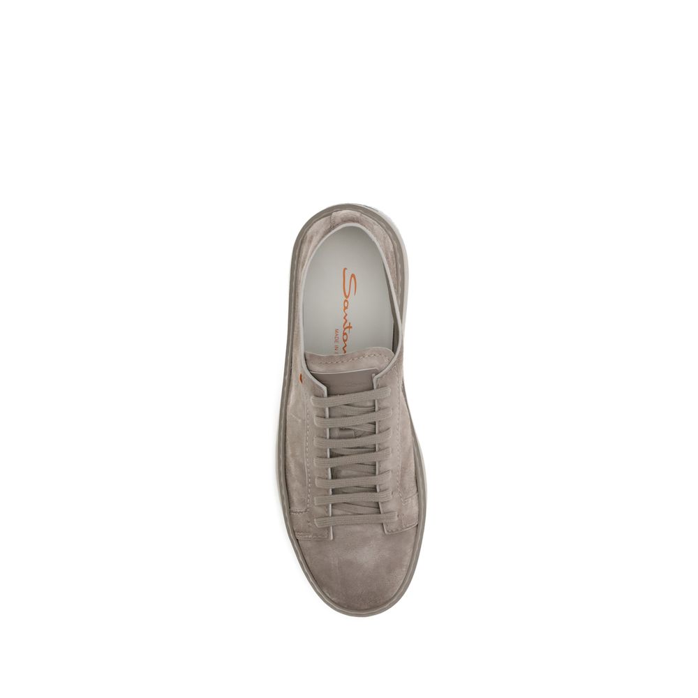 Santoni Suede Sneakers: Elegance Meets Modern Design