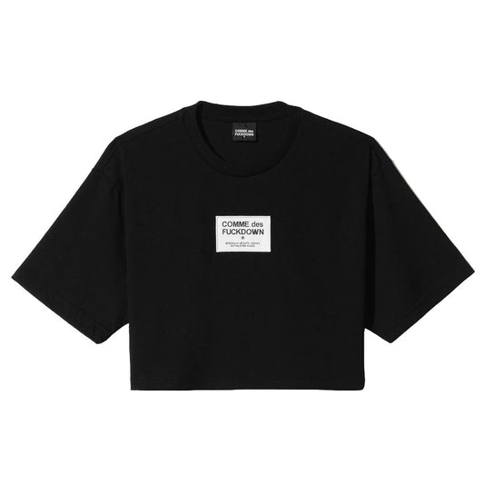 Comme Des Fuckdown Black Cotton T-Shirt