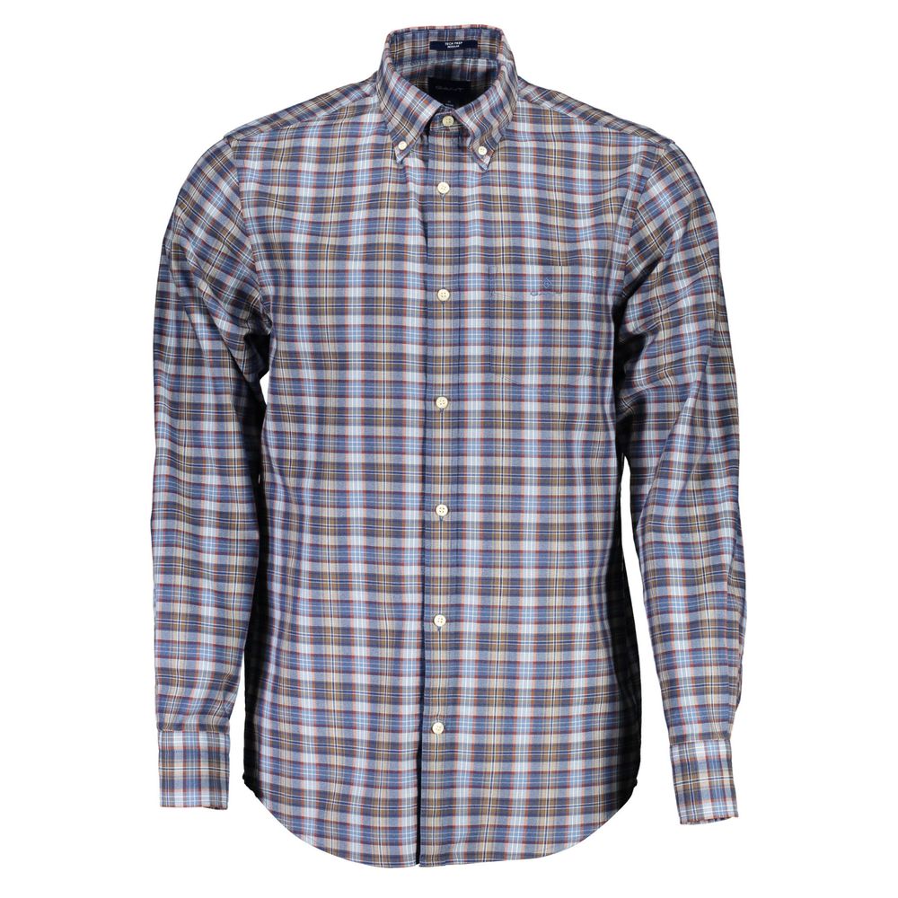 Gant Blue Cotton Shirt - Stylish Comfort for Every Occasion