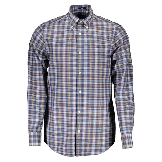 Gant Blue Cotton Shirt - Stylish Comfort for Every Occasion