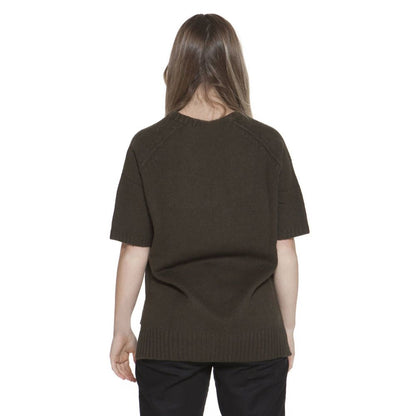 Gant Green Wool Short Sleeve Sweater