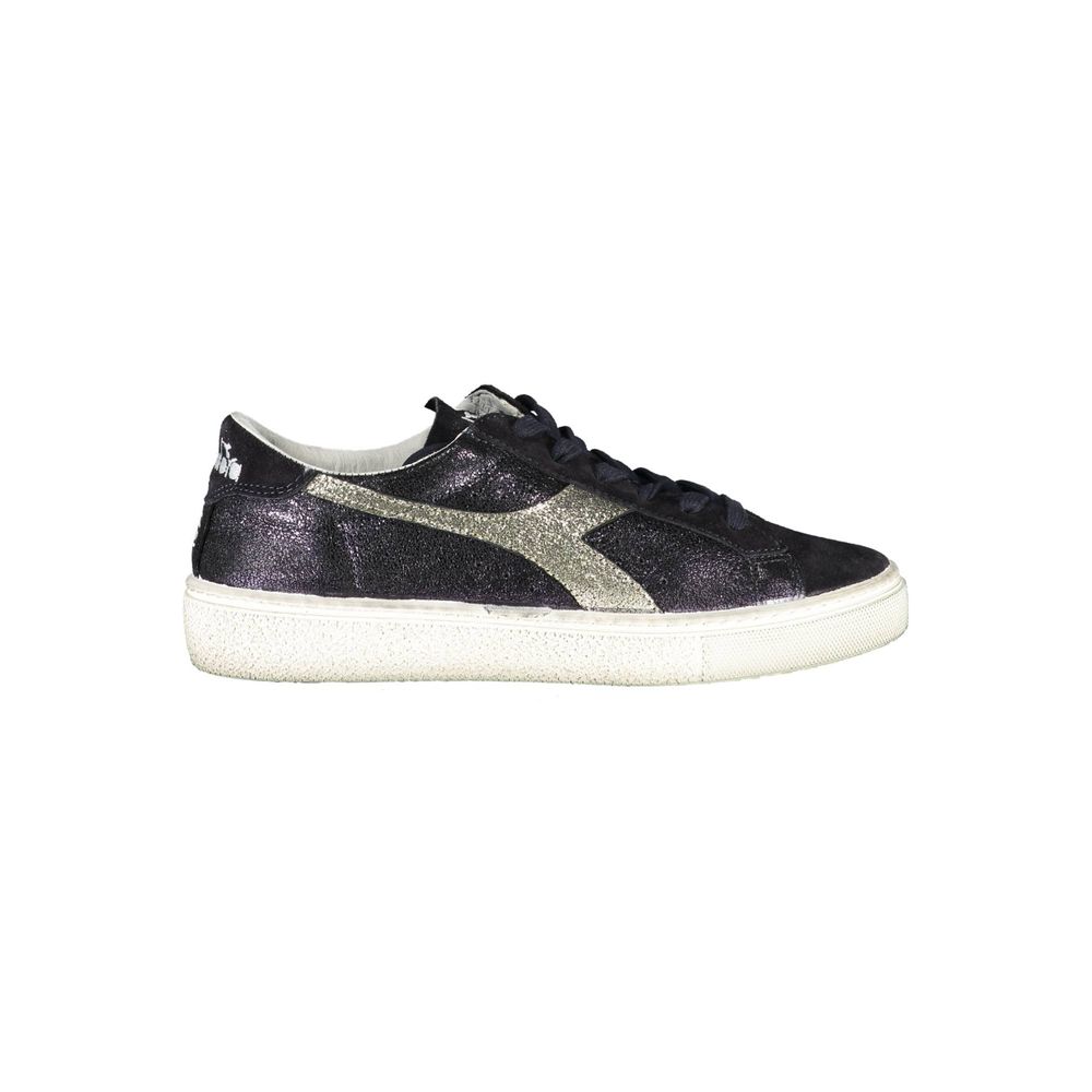 Diadora Black Fabric Sneaker: Stylish Performance Footwear