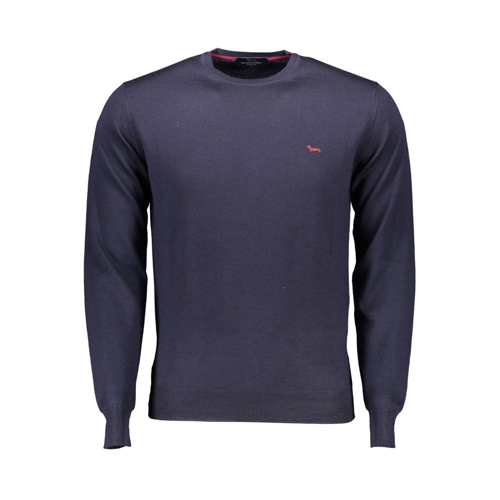 Harmont & Blaine Blue Wool Sweater - Timeless Elegance