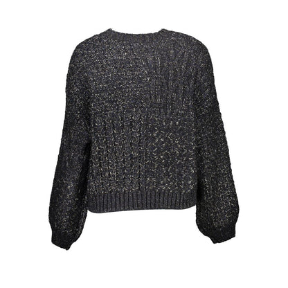 Desigual Black Polyester Sweater - A Statement of Style