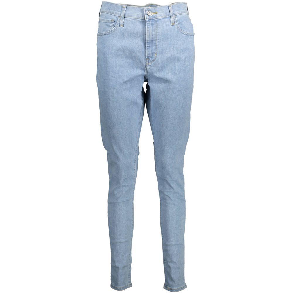Levi's Blue Cotton Super Skinny Jeans