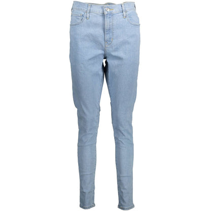 Levi's Blue Cotton Super Skinny Jeans