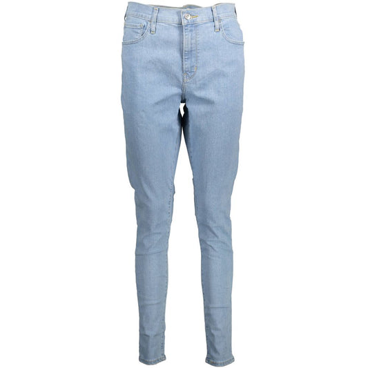 Levi's Blue Cotton Super Skinny Jeans